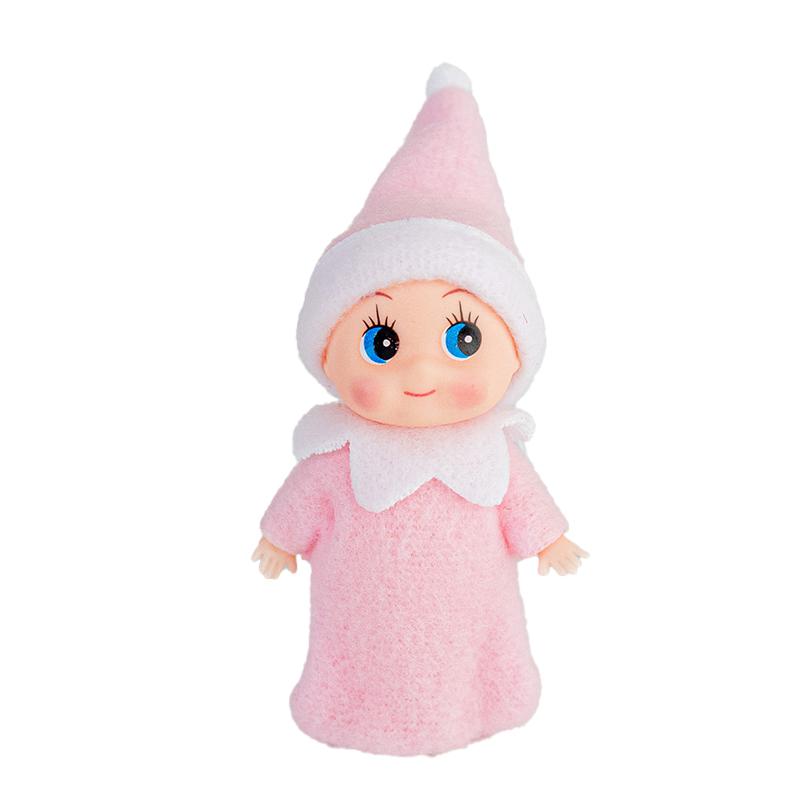 1PC Christmas Mini Elf Doll Pointed Hat Wrapped Feet Elf Window Atmosphere Decorative Small Items Holiday Gifts