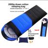 Outdoor Daunen-Baumwolle Isoliert Warmer Schlafsack Reise Nickerchen Camping Kaltes Wetter Rucksacktouren Schlafsack für Rucksacktouren Camping