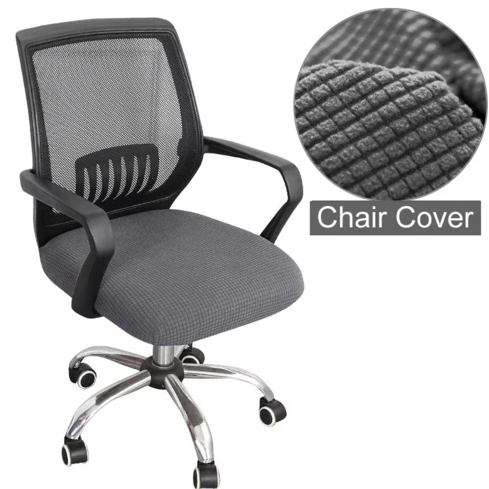 Thickened Office Chair Seat Covers Velvet Chair Cover Fashion Chair Dustproof Cover