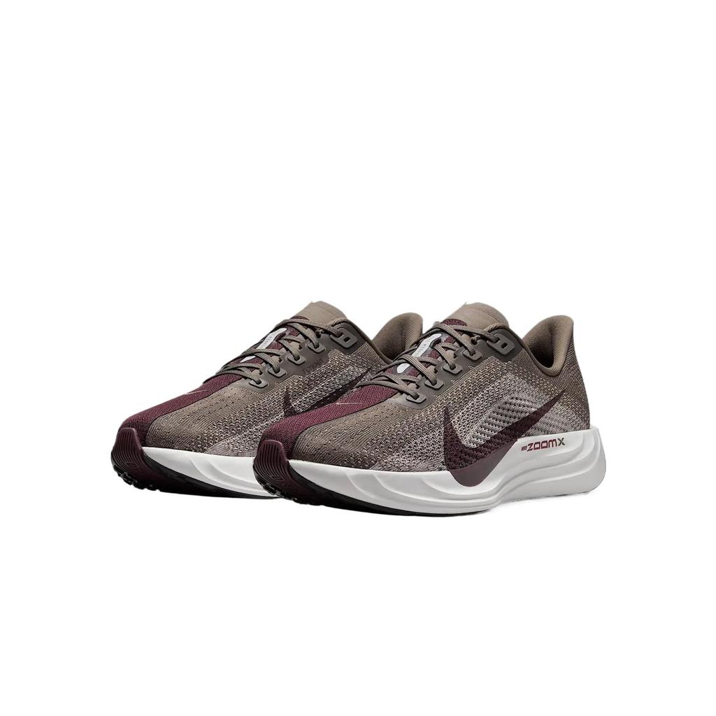 Nike Pegasus Plus Shock Absorbers With Slip Resistant Features Low Top Running Shoes Men's Olive Gray Sneakers FQ7262-005