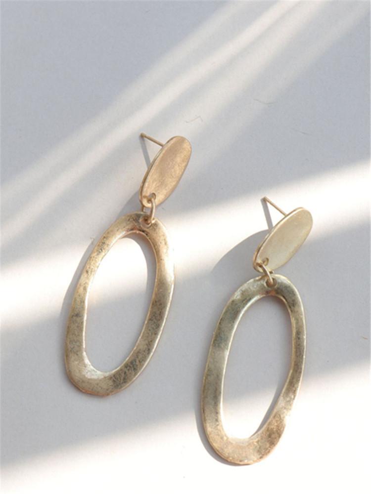 Kshmir Fashion earrings geometric metal earrings refined earrings, vintage exaggerated earrings gifts jewelry