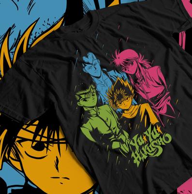 Yu Yu Hakusho Characters Tee | Yusuke Hiei Kurama Anime Shirt Anime Unisex Tee