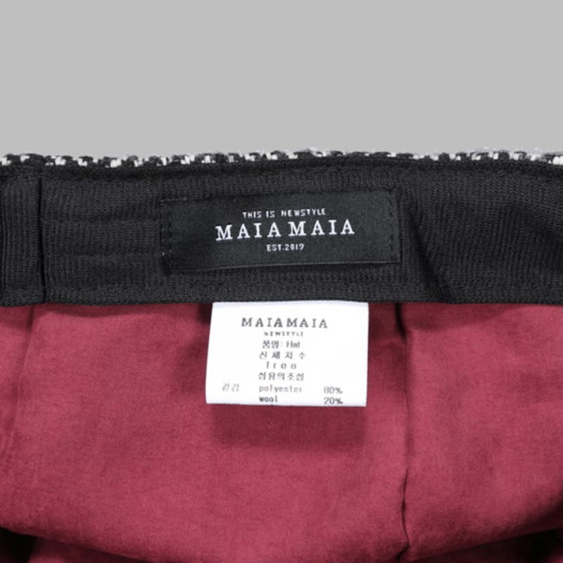 MAIA Wool Beret - Grey