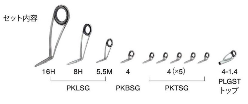 Fuji Set SIC pentru ghidaj de tijă PKLSG16H101, cadru din oțel inoxidabil (9834)
