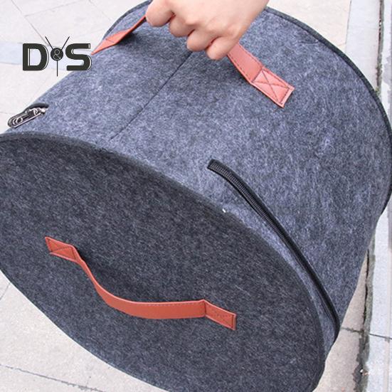 Organizér na uložení klobouku kbelík Průhledný design Zapínání na zip Velkokapacitní organizér na kovbojský klobouk Pouzdro s rukojetí