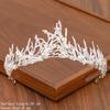 Bridal Tiara Hair Crown Wedding Hair Accessories for Women Silver Color Crown for Bridal Crowns and Tiara Women Accessories Gift