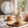 1pcs Cute Duck Silicone Mold Suitable for DIY Resin,Clay,Wax, Soap Making-Irregular Duck for Mini Figurines,Keychains,Bath Bombs