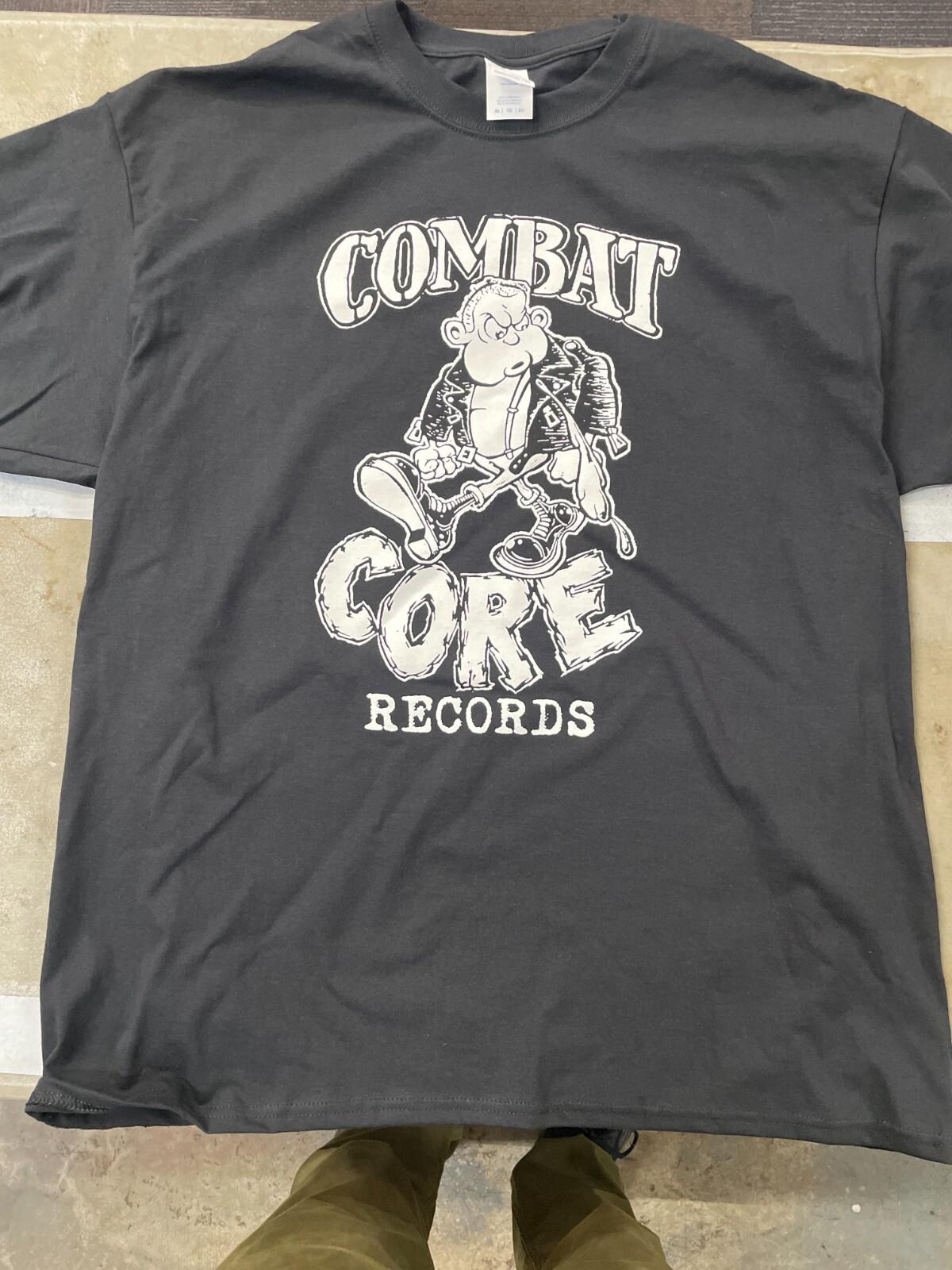 Combat CORE shirt punk hardcore kbd Circle Jerks Agnostic Front Exploited GBH BK XXL