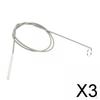 3x Flexible Pack Water Bladder Drink Tube Hose Cleaning Brush Cleaner Piping Accessories