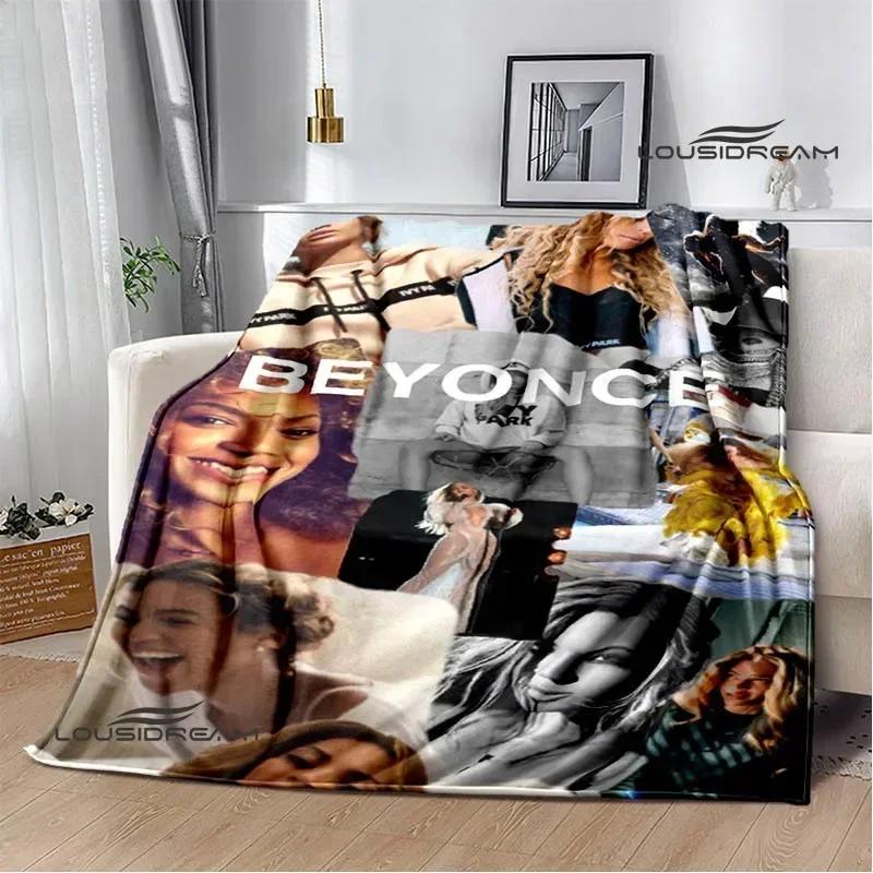 Beyonce Giselle Knowles Bedruckte Decken Flanell Warme Decke Weiche Gemütliche Decke Sofa Bettdecke Reisedecken Geburtstagsgeschenk
