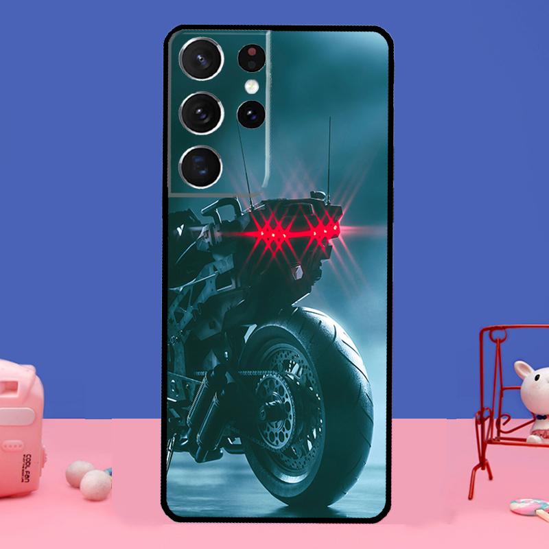 Neon Motorcycle Biker For Samsung Galaxy S20 FE S21 Ultra Note 20 S8 S9 S10 Note 10 Plus S22 Ultra Case Cover