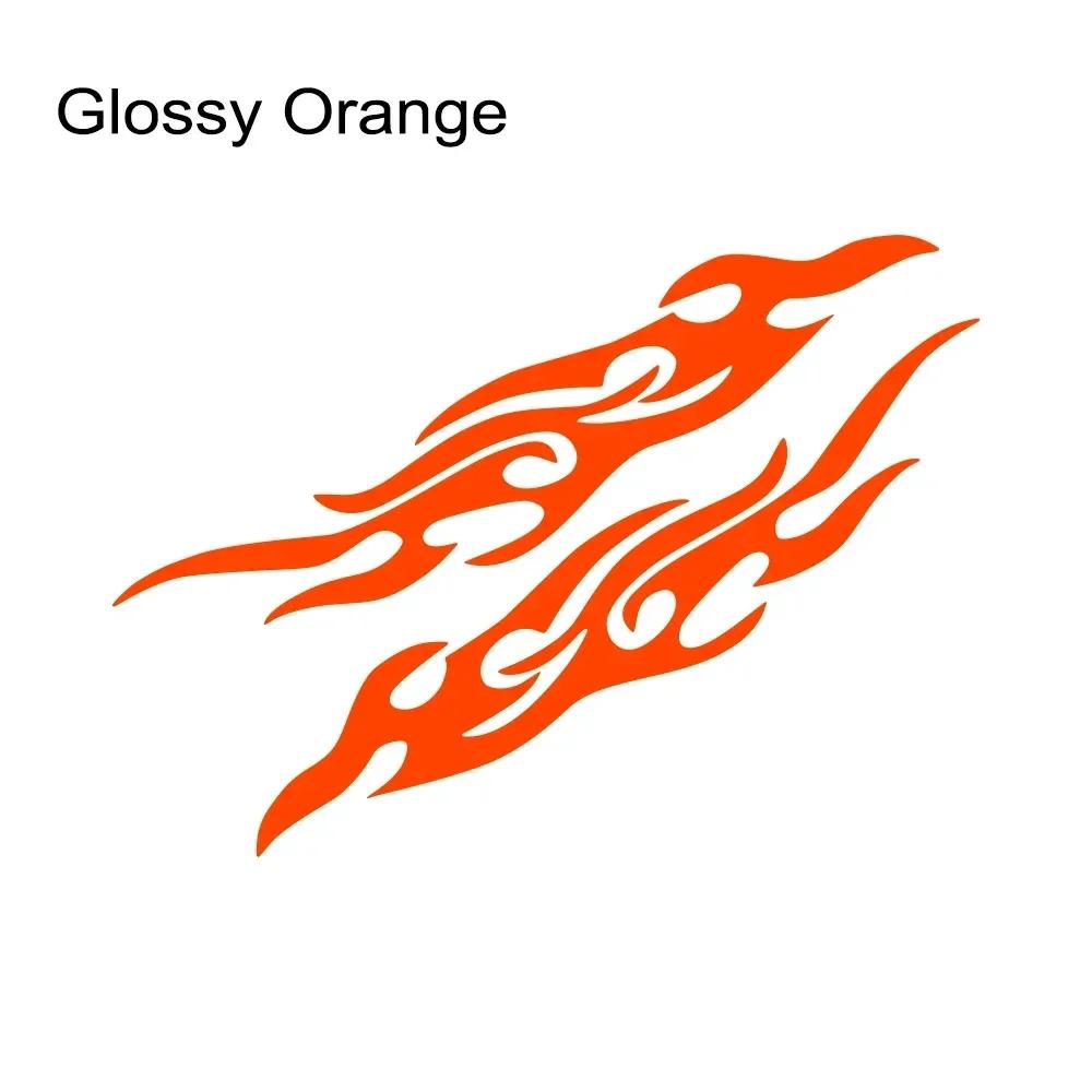 Car Sticker Flame Pattern Creative Personalized Auto Decoration Body Vinyl Film Sticker Waterproof Scratch Resistant Ornament