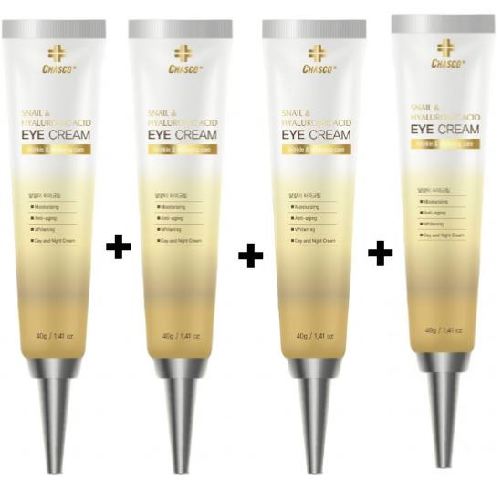 CHASCO Schnecken- & Hyaluronsäure Augencreme 40g