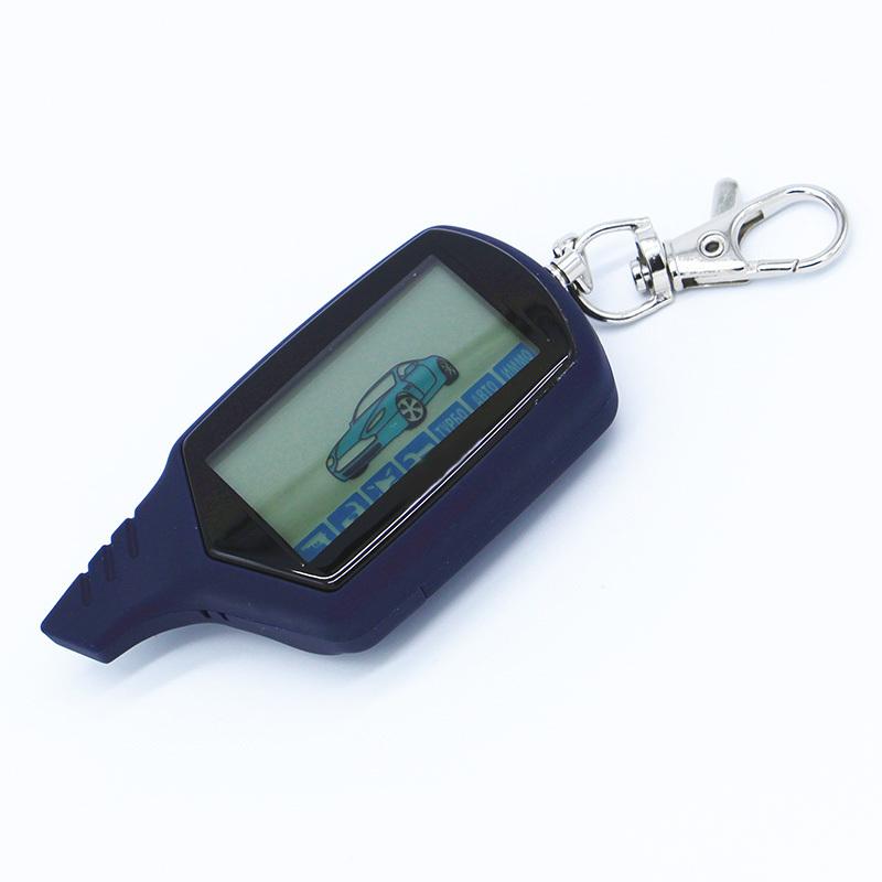 NFLH A61 2-Way LCD Remote Control Keychain A61 Russian Vehicle Security Two Way Car Alarm System Starline A61