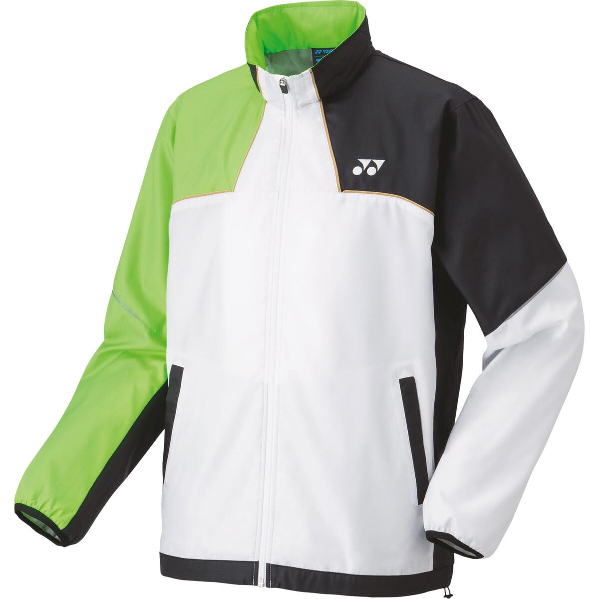 

Детская рубашка Yonex J140 с подкладкой, ветрозащитная, белая/зеленая (136)