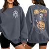 Women's 2027 Letter Print Long Sleeve Crewneck Sweatshirt Pullover Top