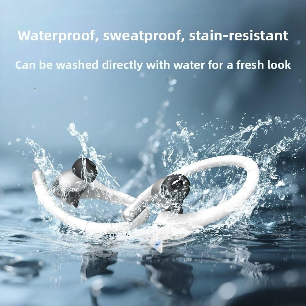 Silicone Anti-lost Earhook with Lanyard Built-in Steel Wire Ear Hook Durable Anti-fall for Samsung Galaxy Buds 3/3 Pro