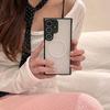 Slim Matte Translucent Frameless Wireless Charging Magnetic Case For Samsung Galaxy S25 S24 S23 Plus Ultra Hard Shockproof Cover
