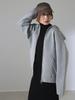 TEE Cardboard Zip Parka 36 64140081126 [Demilx Beams] L/S Women's LIGHT.GREY