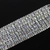 Rhinestone Necktie Necklace Sparkly Long Necktie Fashionable Jewelry Necklace Shiny for Women Men Party Wedding Prom