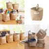 Stylish Cotton Linen Wall Hanging Mini Storage Basket For Kids Toy Sundries Organizer