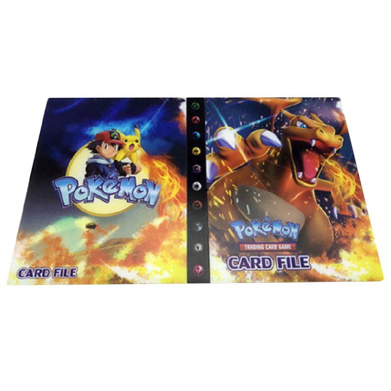 Pet Genie Pokémon Sammelkartenalbum mit 240 Hüllen und lebhaftem Einband als Geschenk zum Kindertag