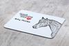 Bay Horse - Mauspad mit Aufdruck, personalisiertes Pad mit einem Pferd, einzigartiges Gadget für einen Büroangestellten von der Marke Art-Dog