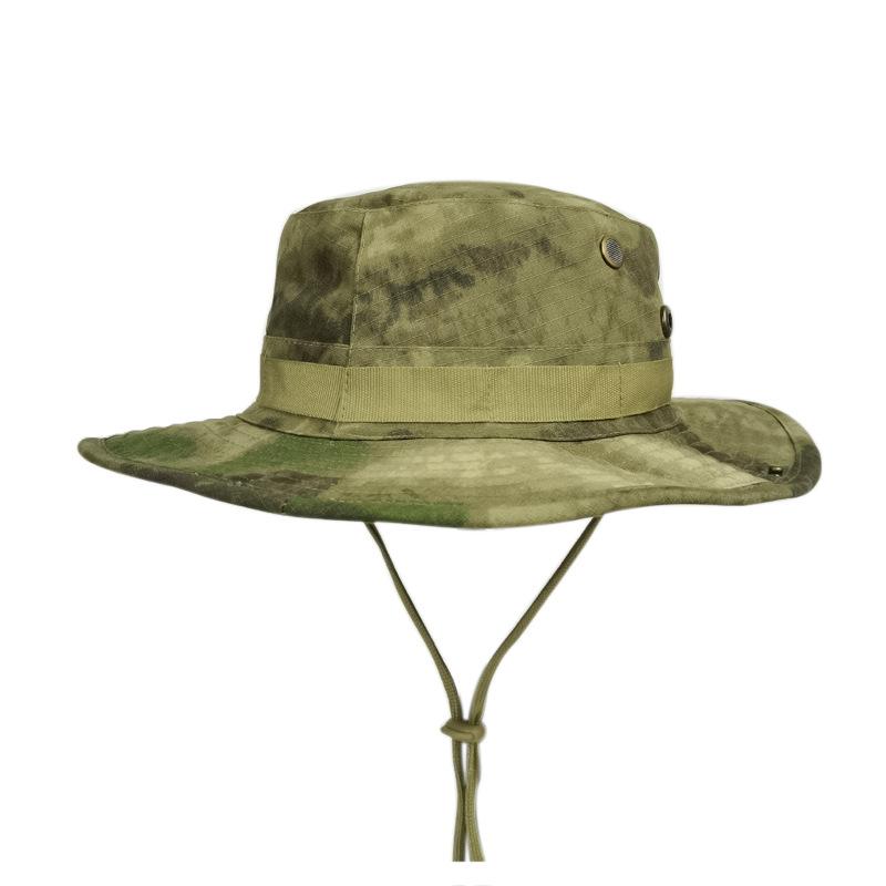 Adjustable Camo Safari Bucket Fishing Boonie Hat Camo Camouflage Boonie Hat With String Adults