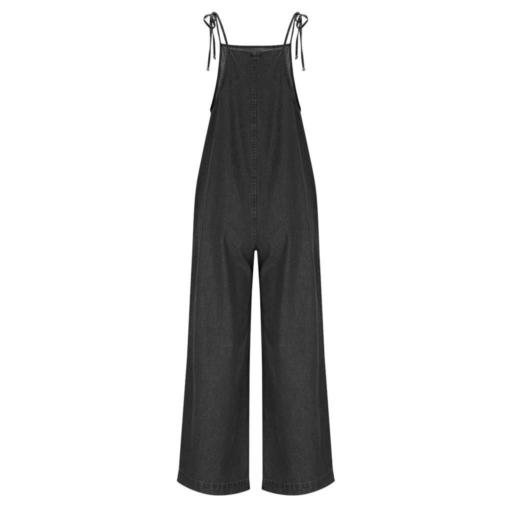 Casual Jumpsuits For Women Overalls Rompers Summer Outfits With Pockets