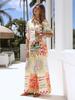 2025 Fashion Linen Short Sleeve Casual Drawstring Set for Vacation