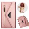 Zipper Wallet Leather Cards Solt Case For Samsung S23 Ultra S22 Plus S21 FE S20 A53 A52 A12 A13 A14 A54 Crossbody Strap Cover For Redmi Note 10 11 Pro