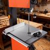 Holzbandsäge, 457 mm, Bandsäge mit 2240W 3PS Motor, 406 mm Maximale Schnitthöhe, 690 x 510 mm Gusseisentisch, mit 360° Arbeitslicht, Gehrung