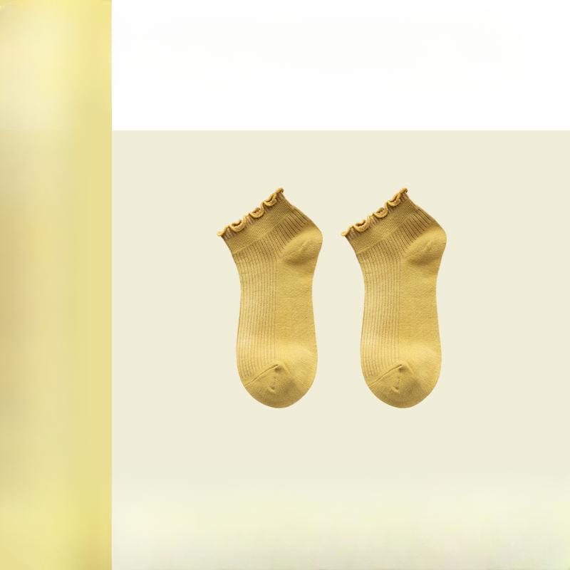 Female Summer Thin Trend Cotton Anti Bacterial Deodorant Wicking In The Tube Socks