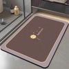 Noob Discount: Crystal Velvet Absorbent Anti-slip Mat for Bathroom & Toilet Doorway