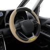 MOMO BRIAR Steering Wheel Cover, Italy, Milan, Size S, Beige/Black Wood