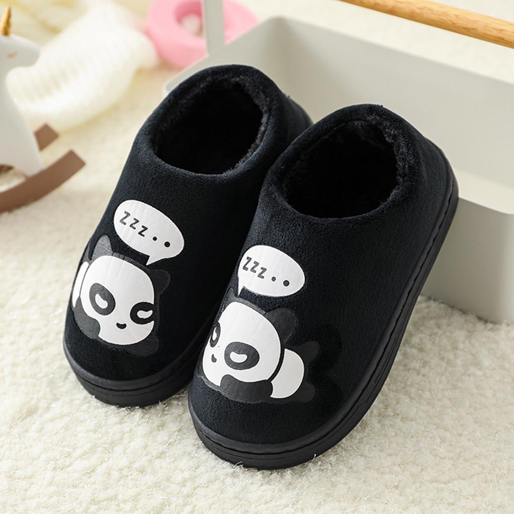 Little Kid Comfy Slip-on Memory Foam Indoor House Shoes Ahannie Toddler Boys Girls Cute Slippers with Elastic Strap