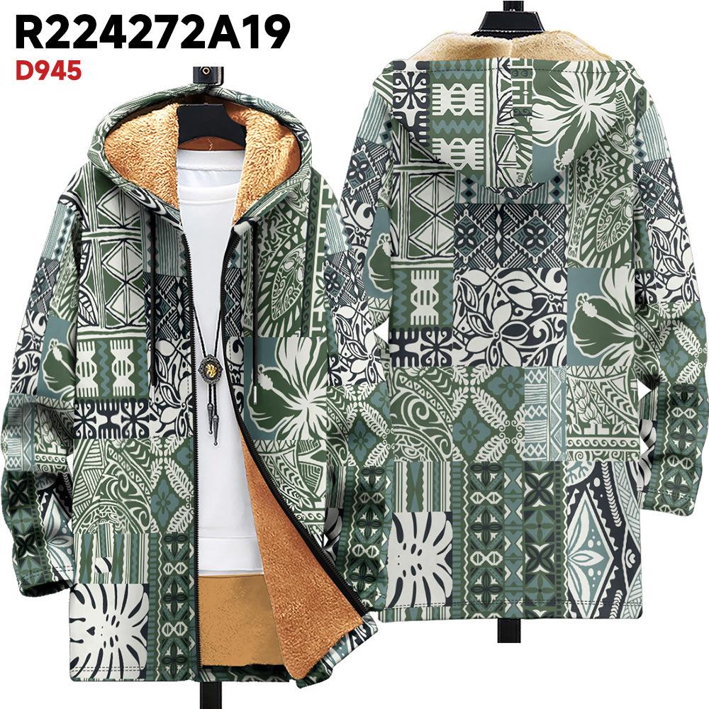 

Новая куртка многоцветные элементы узора B1 кардиган на молнии с капюшоном утолщенный зимний флис трендовая стеганая одежда 4XL