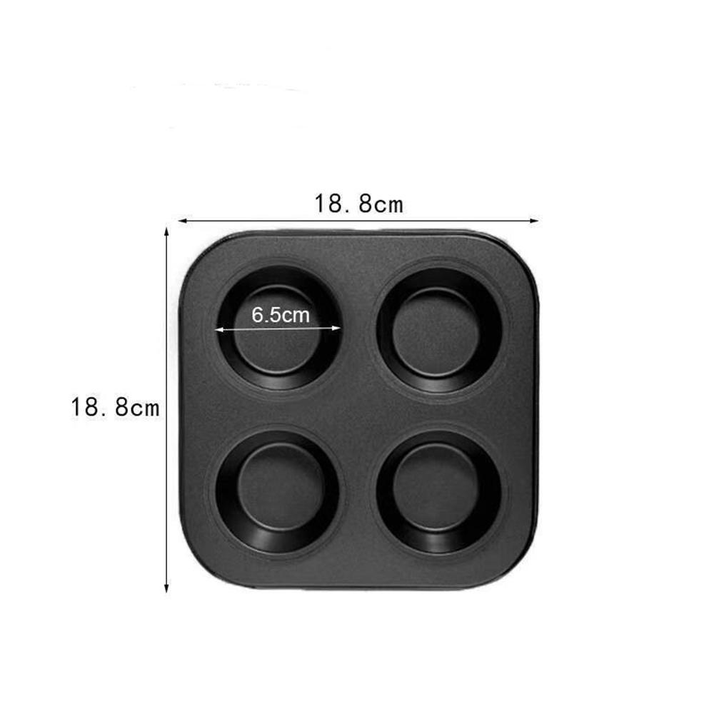 Air Fryer Muffin Pan,Non-Stick Small Oven Cupcake Baking Pan,Carbon Steel Round Muffin Tin Bakeware Cake Mould for Egg Muffin