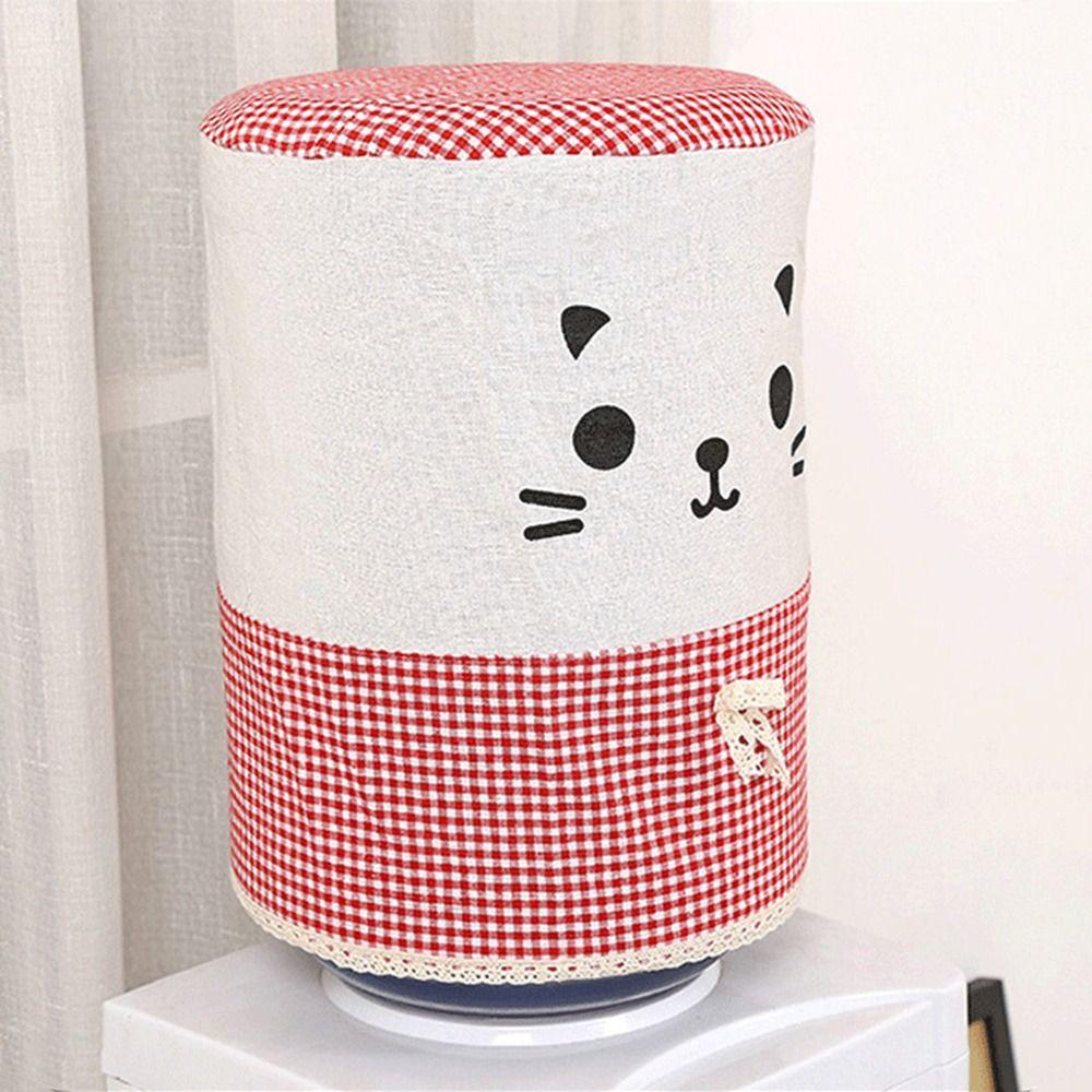 1Pcs Dustproof Bucket Sleeve Cat Pattern Barrel Dust Cover Durable Water Dispenser Cover