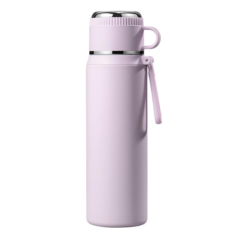 New 111 Thermos Cup Women's High Value Portable Water Cup Large Capacity Student Outdoor Sports Straw Cup Premium Sense