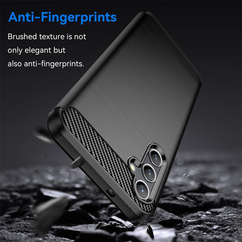 For Samsung Galaxy A14 Case For Samsung Galaxy A14 4G 5G Cover 6.7 Inch Carbon Fiber Shockproof Silicone Bumper For A14 4G 5G