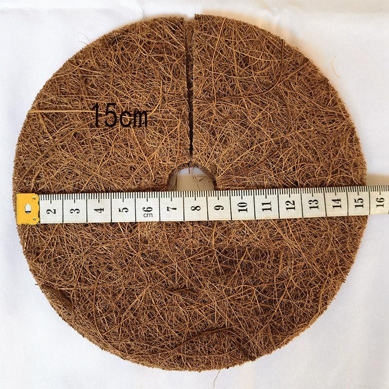 

10 шт., подвесной коврик для цветов из кокосового шелка, коврик для цветов кокосового сердца, коврик из скорлупы кокоса, коврик для почвы, коврик из кокосовой койры 15cm 10pcs коричневый