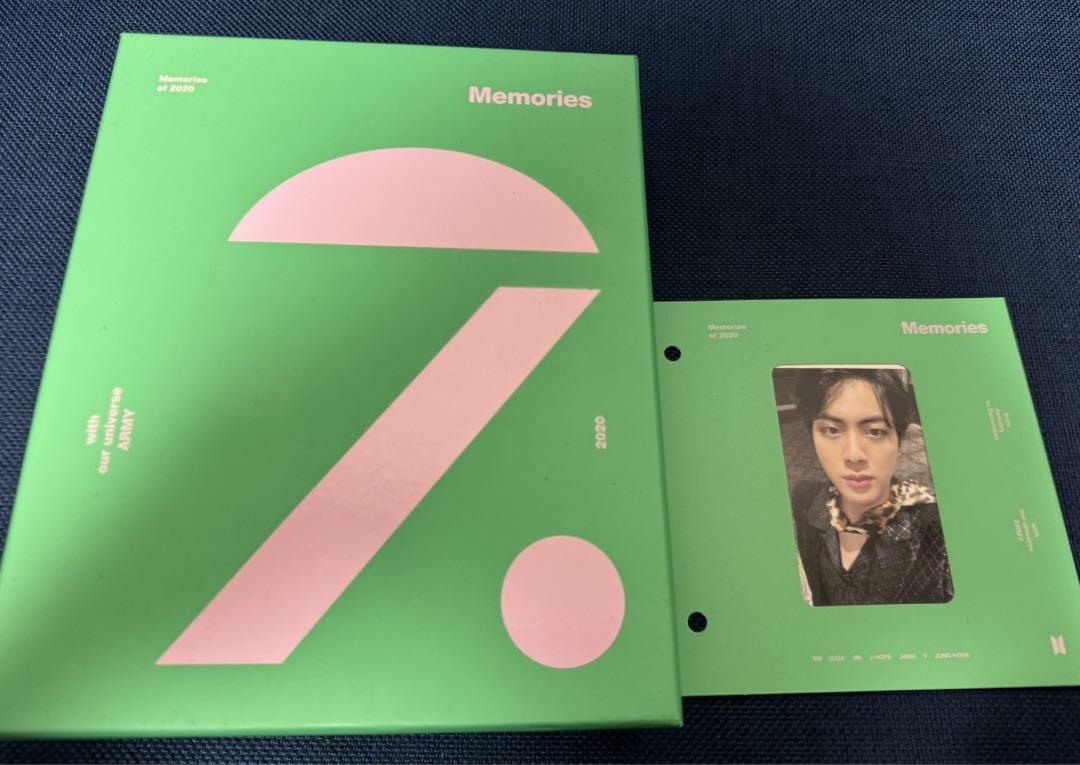 

[USED] BTS Memories 2020 Blu-ray with Japanese subtitles, trading card, Jin