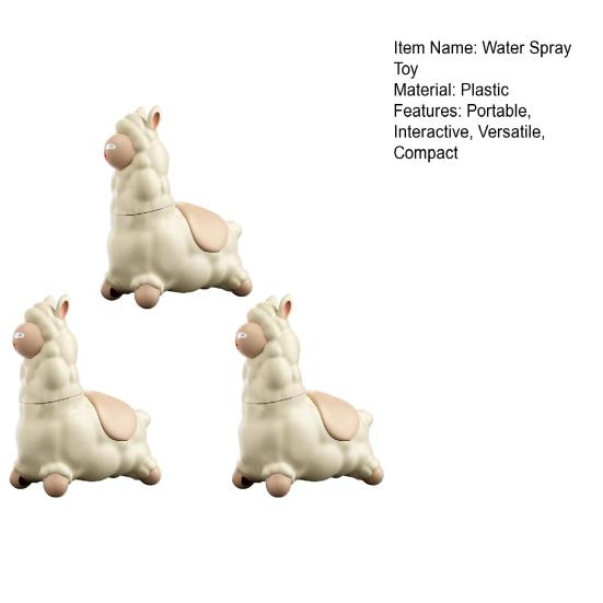 Alpaca Water Sprayer Toy Interactive Push Sprinkler for Kids Cute Alpaca