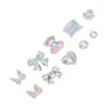 Nail Art Decoration Cute Shiny Delicate Bow Bear Shaped Nail Ornament Accessories for Home Nail Salon