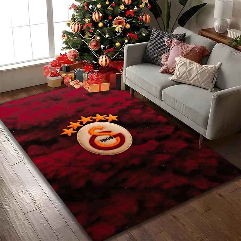 1pc Galatasaray SK Printed Chair Rug for Home Office Use, Living Room Kitchen Game Room Area Carpet
