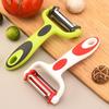3 In 1 Swivel Vegetable Peeler, Rotating Stainless Steel Fruit Cutter, Multifunctional Kitchen Tool for Potato Apples Carrot