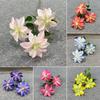 3D Clematis Silk Flowers for Wedding Hall and Window Display Decor