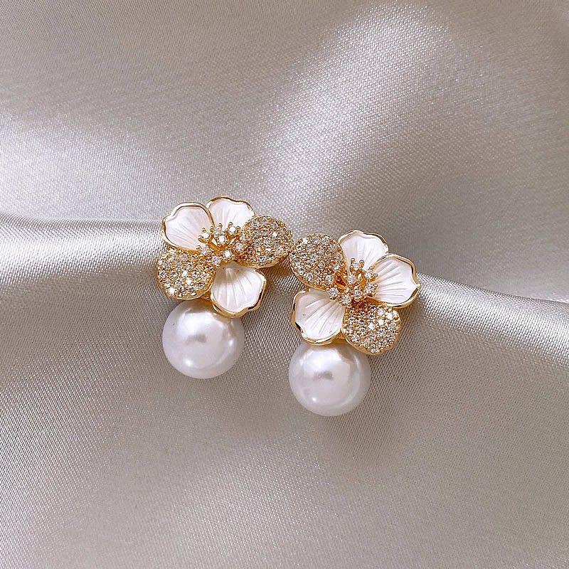 Niche Style Asymmetric Female Best Selling Stylish Unique Flowers