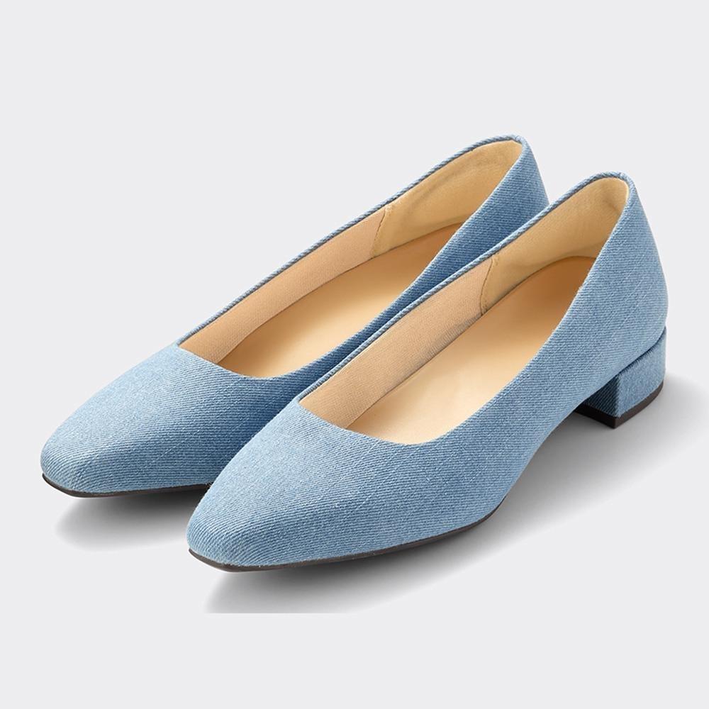 

Туфли-лодочки GU by Uniqlo Marshmallow на низком каблуке, каблук 2,3 см.